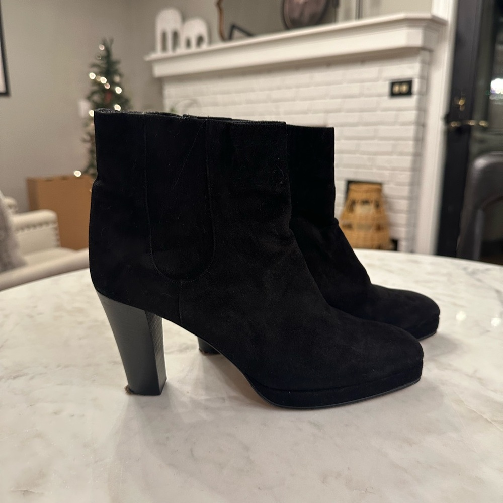 Gucci Suede Short Boot Black Size 37